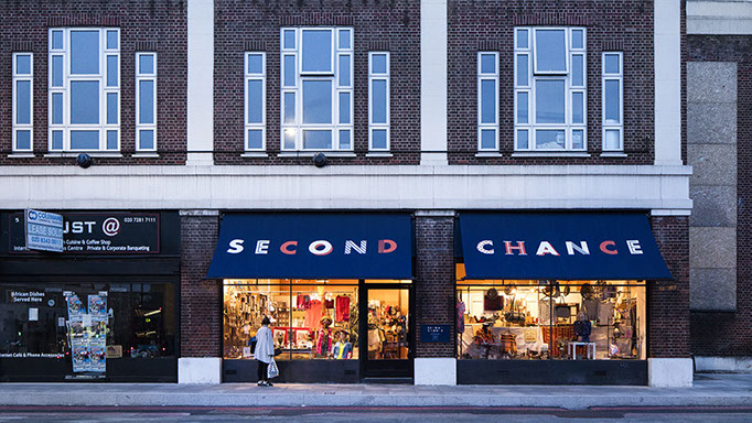 Lyndon Goode Architects, image showing detail of Second Chance awning