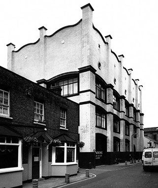 Photograph of Sanderson's Wallpaper Factory, Chiswick, designed by Voysey