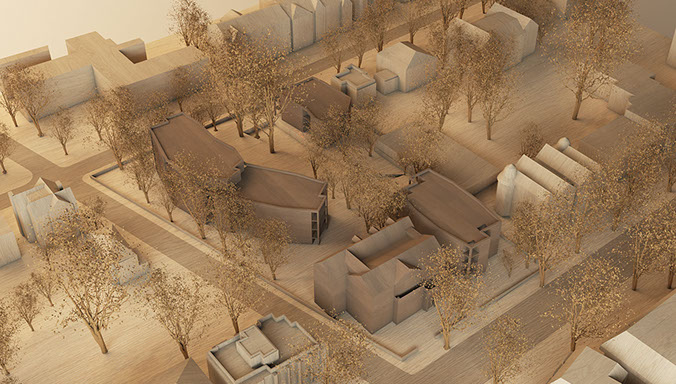 Lyndon Goode Architects, image of Cleverly Estate